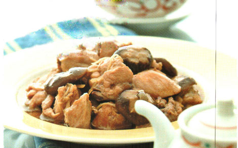 香菇蒸鸡